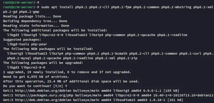 install php