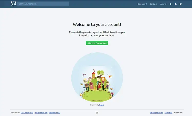 Monica PRM login
