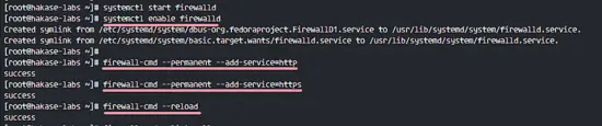 Firewalld configuration on CentOS 7