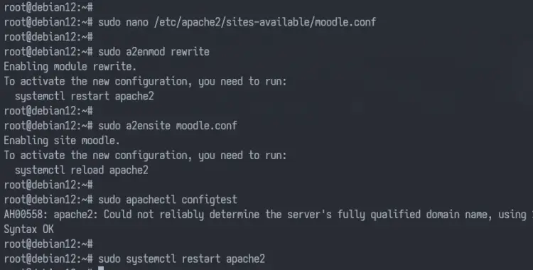 setup apache
