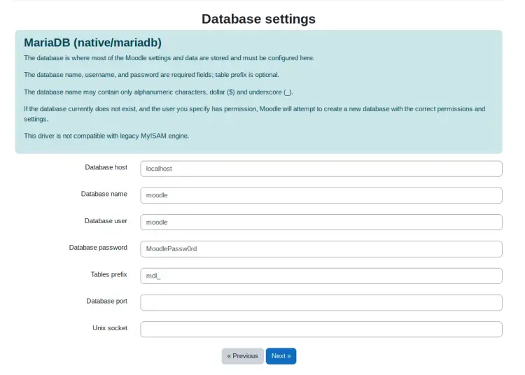 database