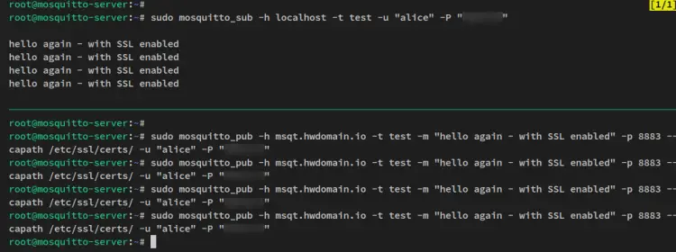 verify mosquitto with SSL