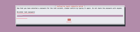 Re-type MySQL root password