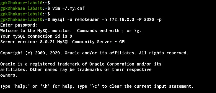 Connect to MySQL Server from Remote Machine/Client