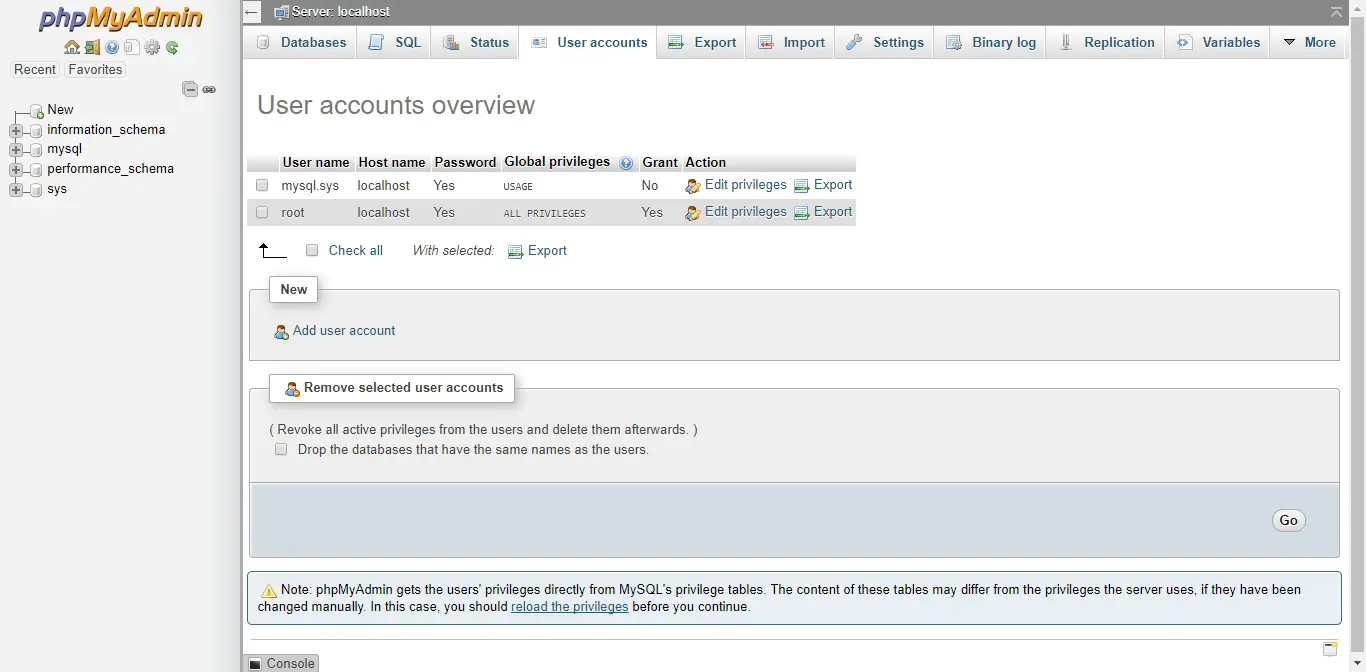 How to install mysql server with phpmyadmin on freebsd 11