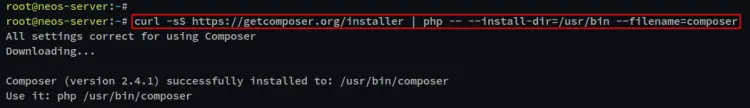 install composer