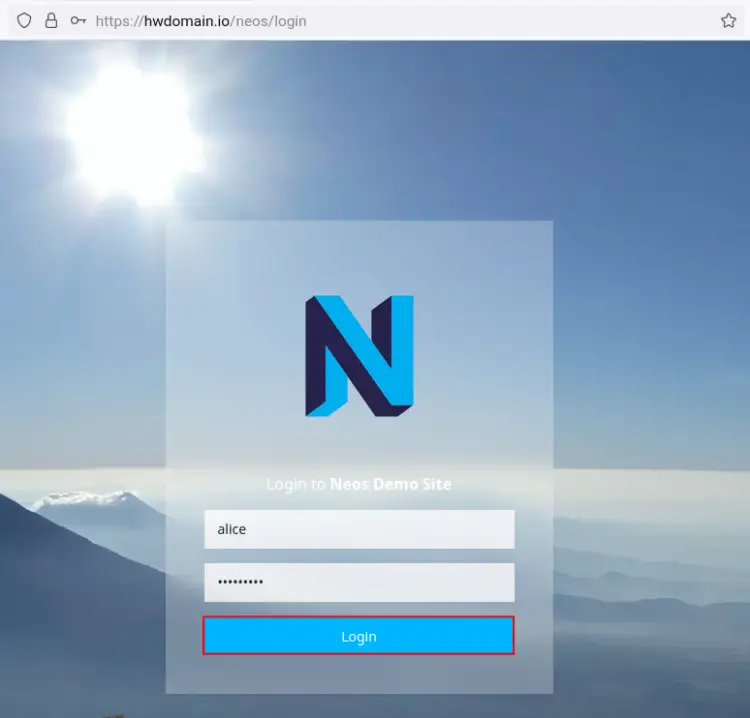 neos login