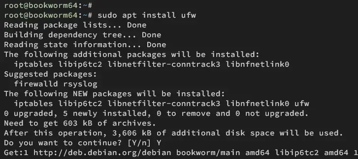 install ufw