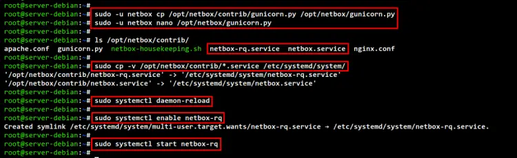 setup netbox as systemd service