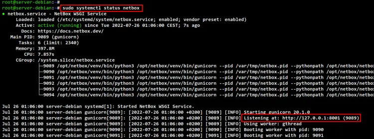 netbox service status