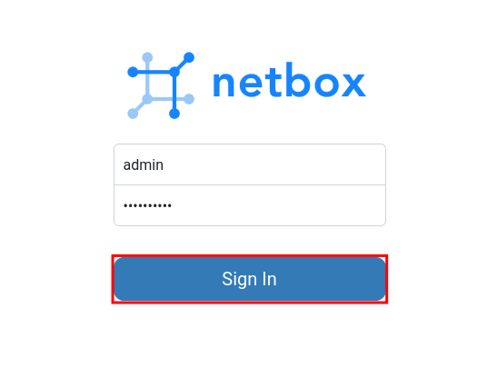 login to netbox