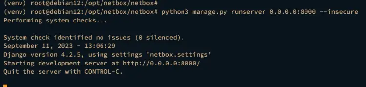 running netbox