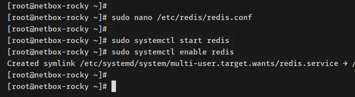 start enable redis