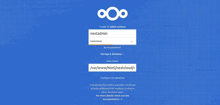 NextCloud Login