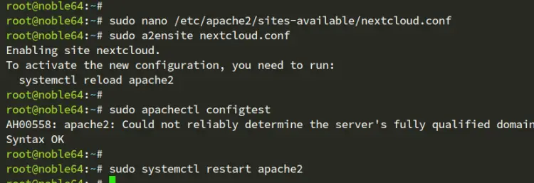 setup apache