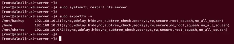 checkingshared directory