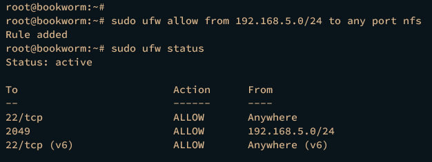 setup verify ufw