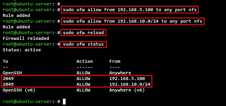 setup ufw firewall