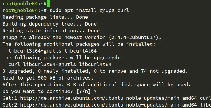 install curl