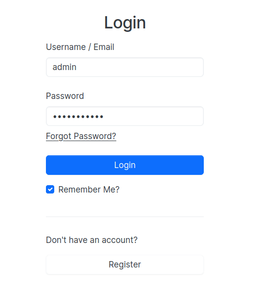 login