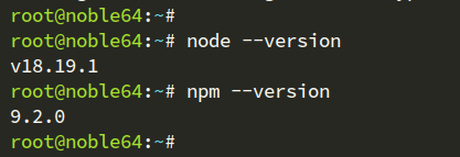 check nodejs