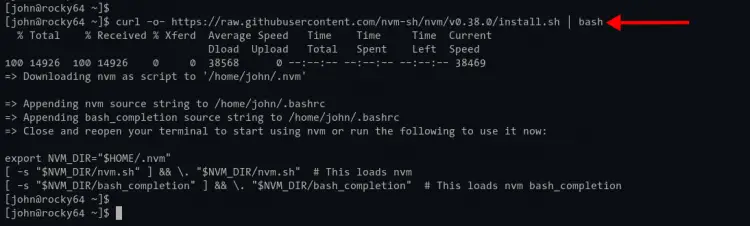 Installing NVM Node Version Manager