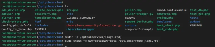 configure observium