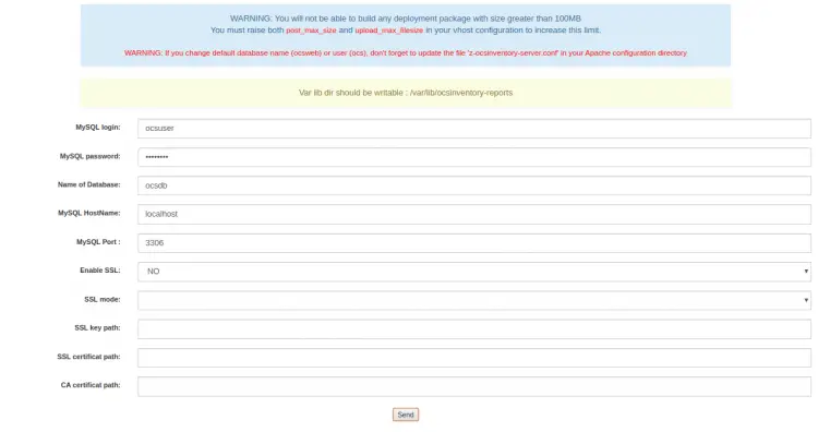 Database details