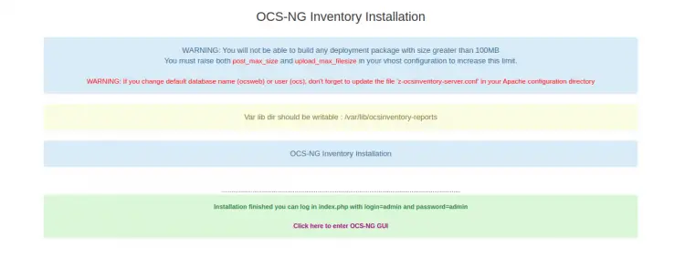 OCS NG Installation