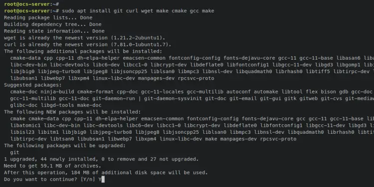 install basic deps