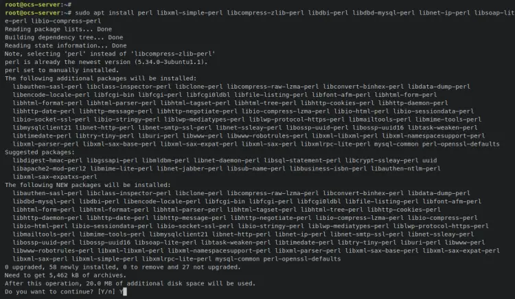 install Perl and Perl dependencies