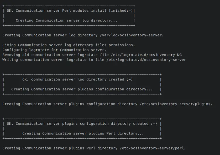 configure ocs inventory server
