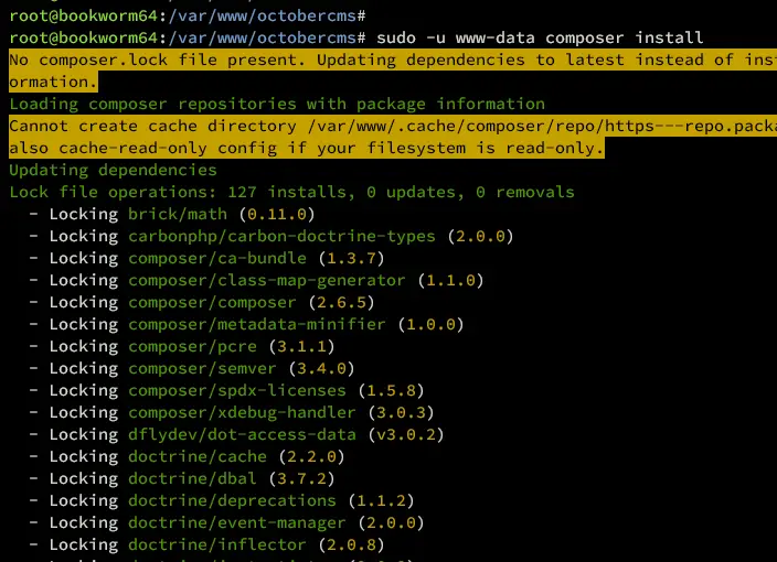 install deps php