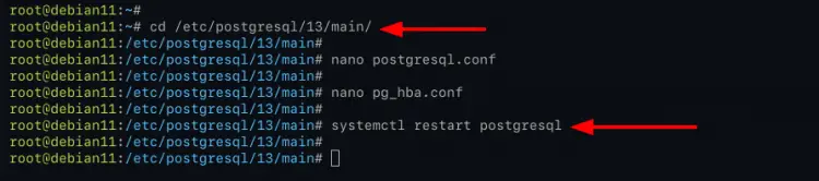 Configuring PostgreSQL