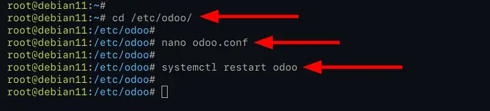 Configuring Odoo