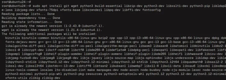 install deps