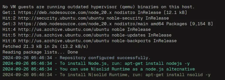 add nodejs repo