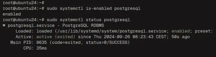 check postgresqlk