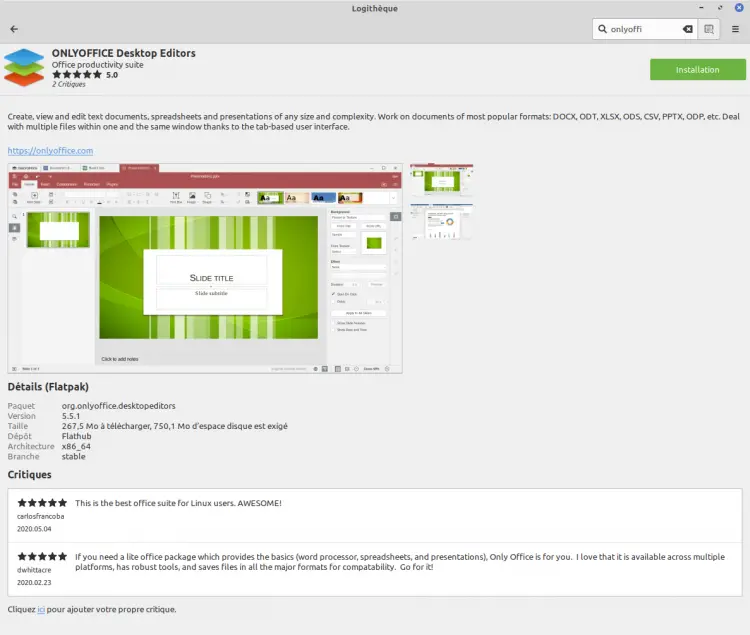 ONLYOFFICE on Linux Mint