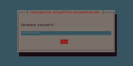 PostgreSQL database password for Onlyoffice