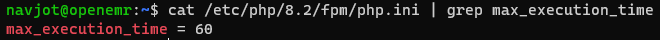 OpenEMR PHP Value Verification