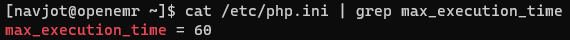 OpenEMR PHP Value Verification