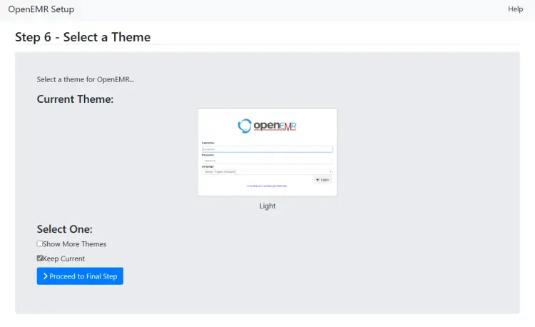 OpenEMR Select Theme