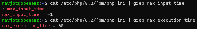 OpenEMR PHP Value Verification