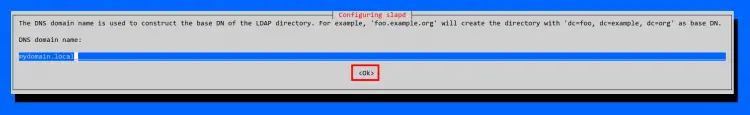 Setup DNS Domain OpenLDAP