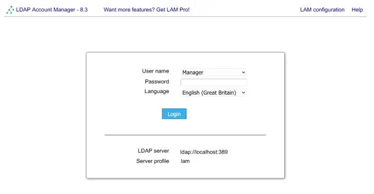 ldap account manager