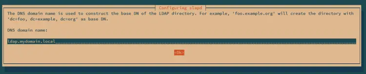 domain name openldap