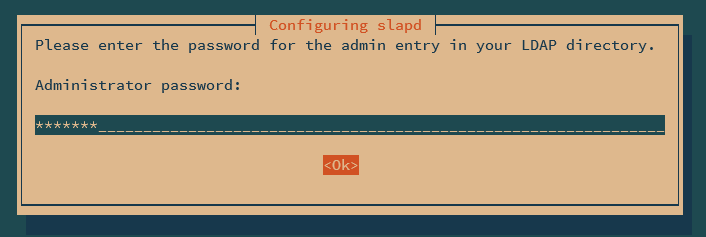 admin password
