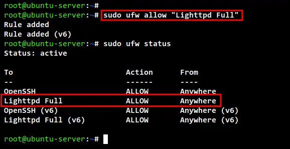 setup ufw firewall