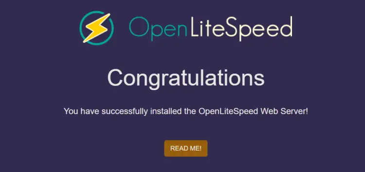 Testing OpenLiteSpeed